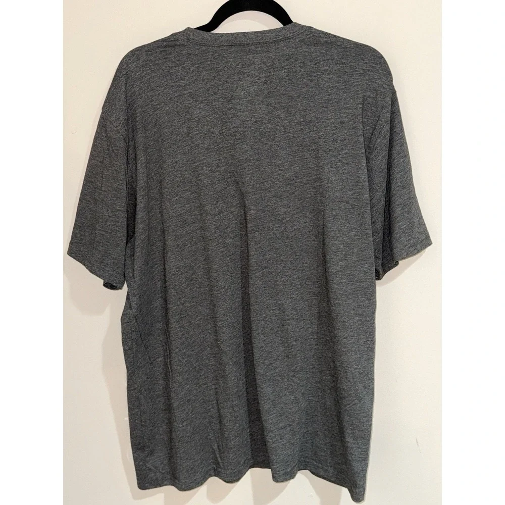 The North Face Men's XL Unisex Half Dome Logo Cotton Blend Dark Gray T-Shirt